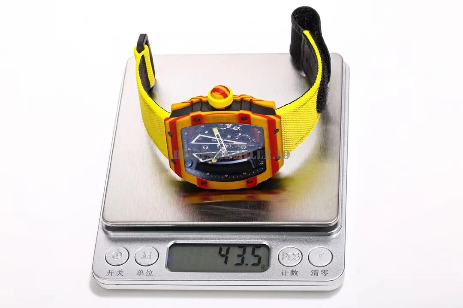 Richard Mille RM 27-03 Tourbillon Rafael Nadal Super Clone Ultra Light TPT Carbon - Weight
