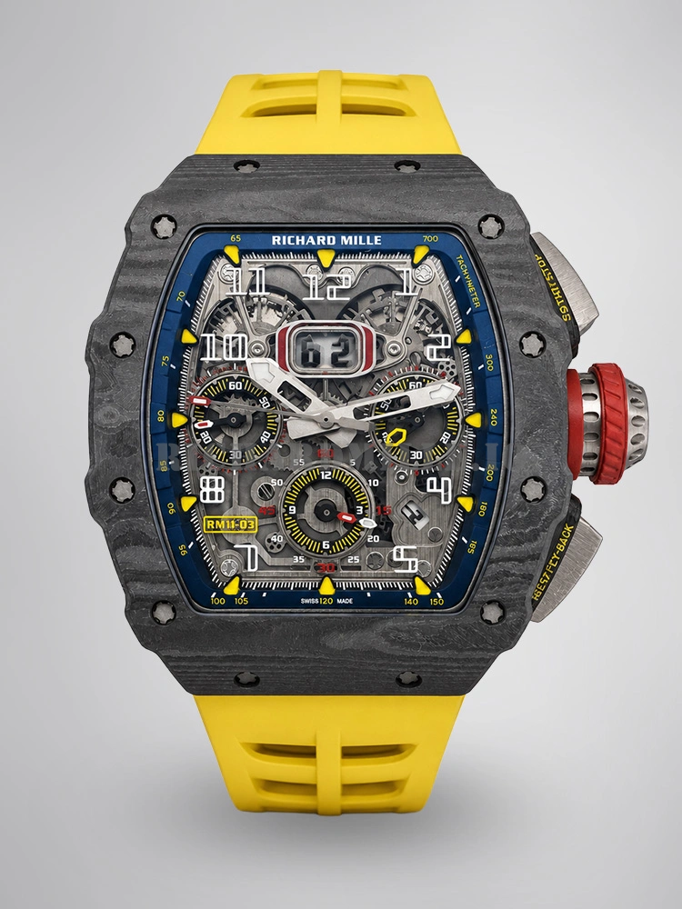 Richard Mille RM 11-03 Replica NTPT Carbon Flyback Chronograph Watch - Main Image