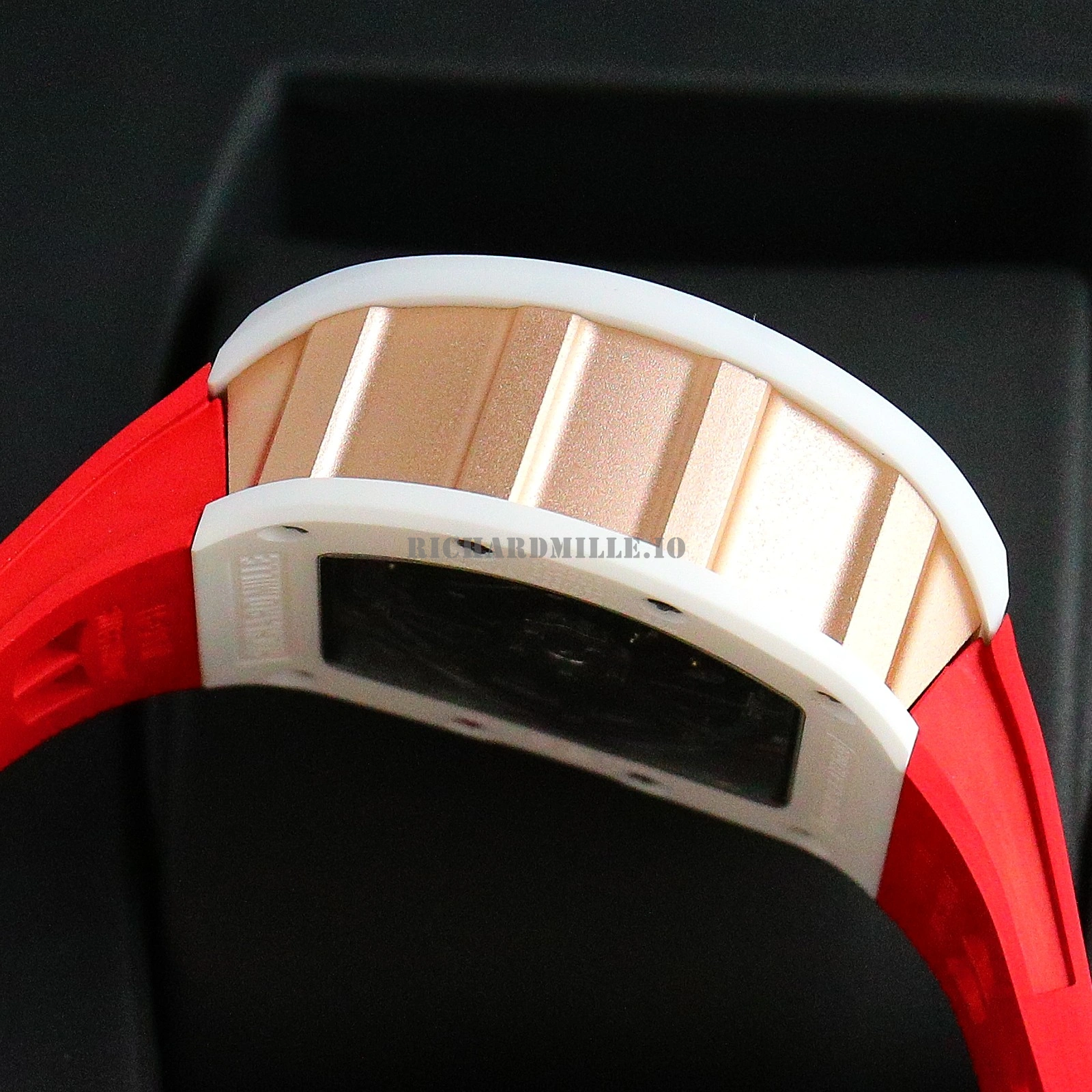 Richard Mille RM011 FM White Demon Flyback Chronograph White Ceramic Case AAAAA Replica Watch - Left Side