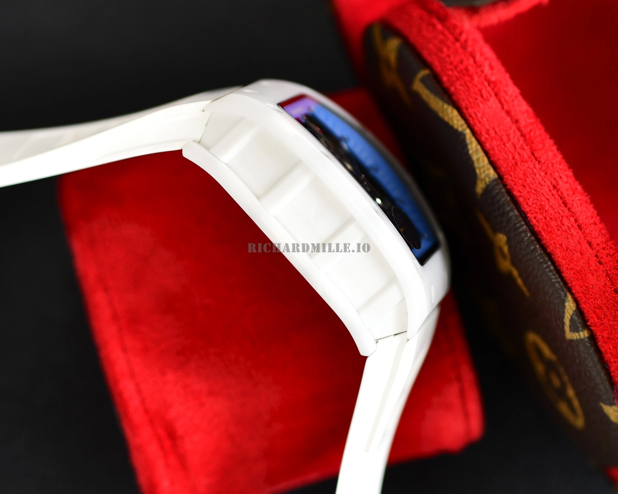 Richard Mille RM 055 Bubba Watson White Ceramic Super Clone - Left Side