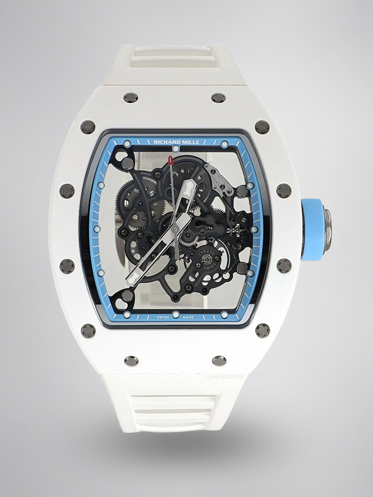 Richard Mille RM 055 Bubba Watson White Ceramic Super Clone - Main Image