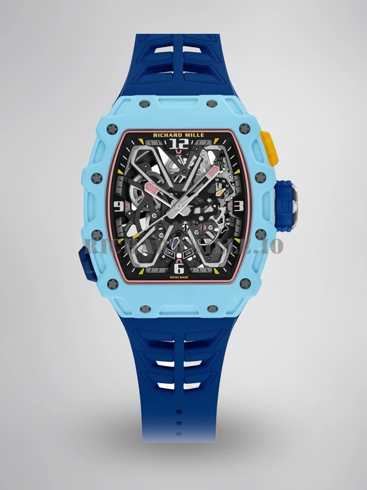 Richard Mille RM 35-03 Rafael Nadal Tiffany Blue Quartz Carbon NTPT Super Clone - Main Image