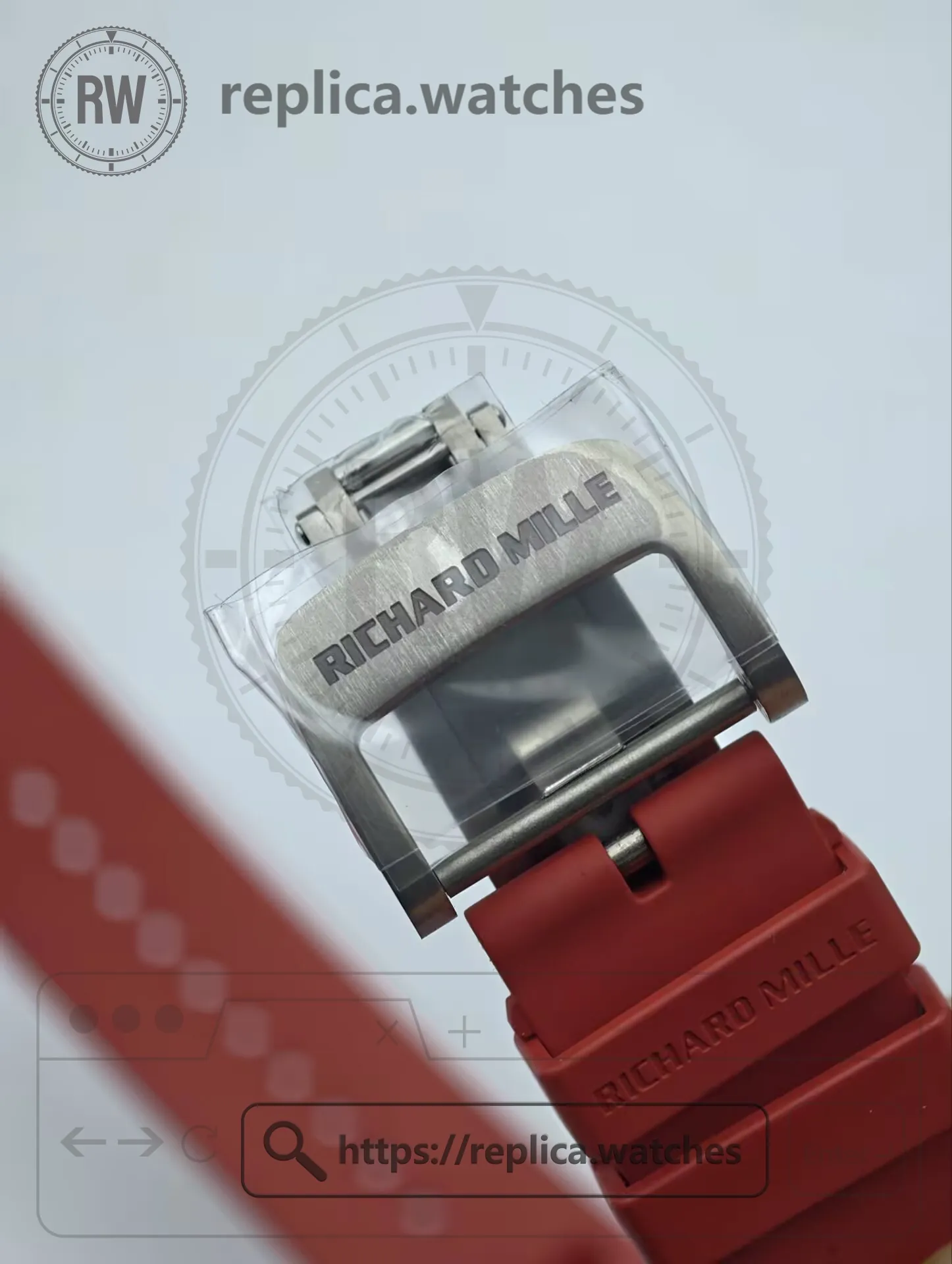 Richard Mille RM 35-02 Rafael Nadal Automatic Super Clone Black NTPT Carbon Case - Buckle