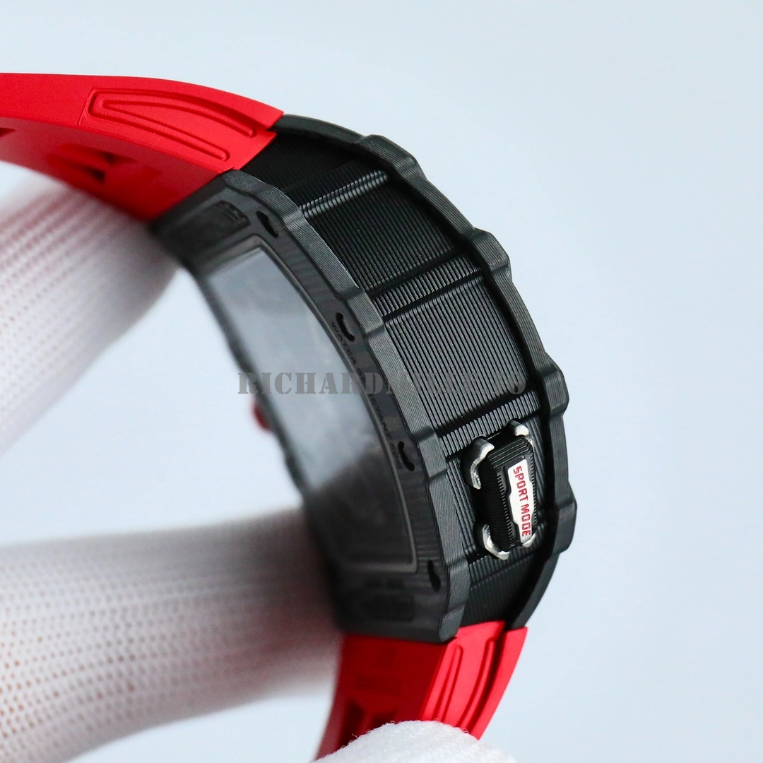 Richard Mille RM 35-03 Rafael Nadal Replica Carbon Fiber Automatic Watch - Left Side