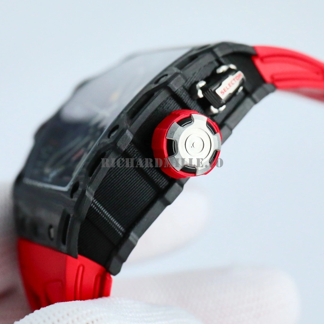 Richard Mille RM 35-03 Rafael Nadal Replica Carbon Fiber Automatic Watch - Right Side