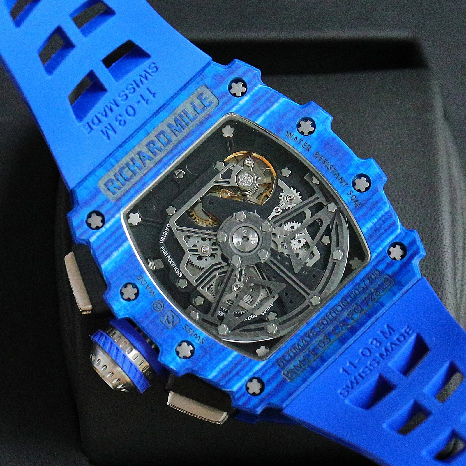 Replica Richard Mille RM 11-03 Jean Todt Limited Edition Men's Watch - Back View