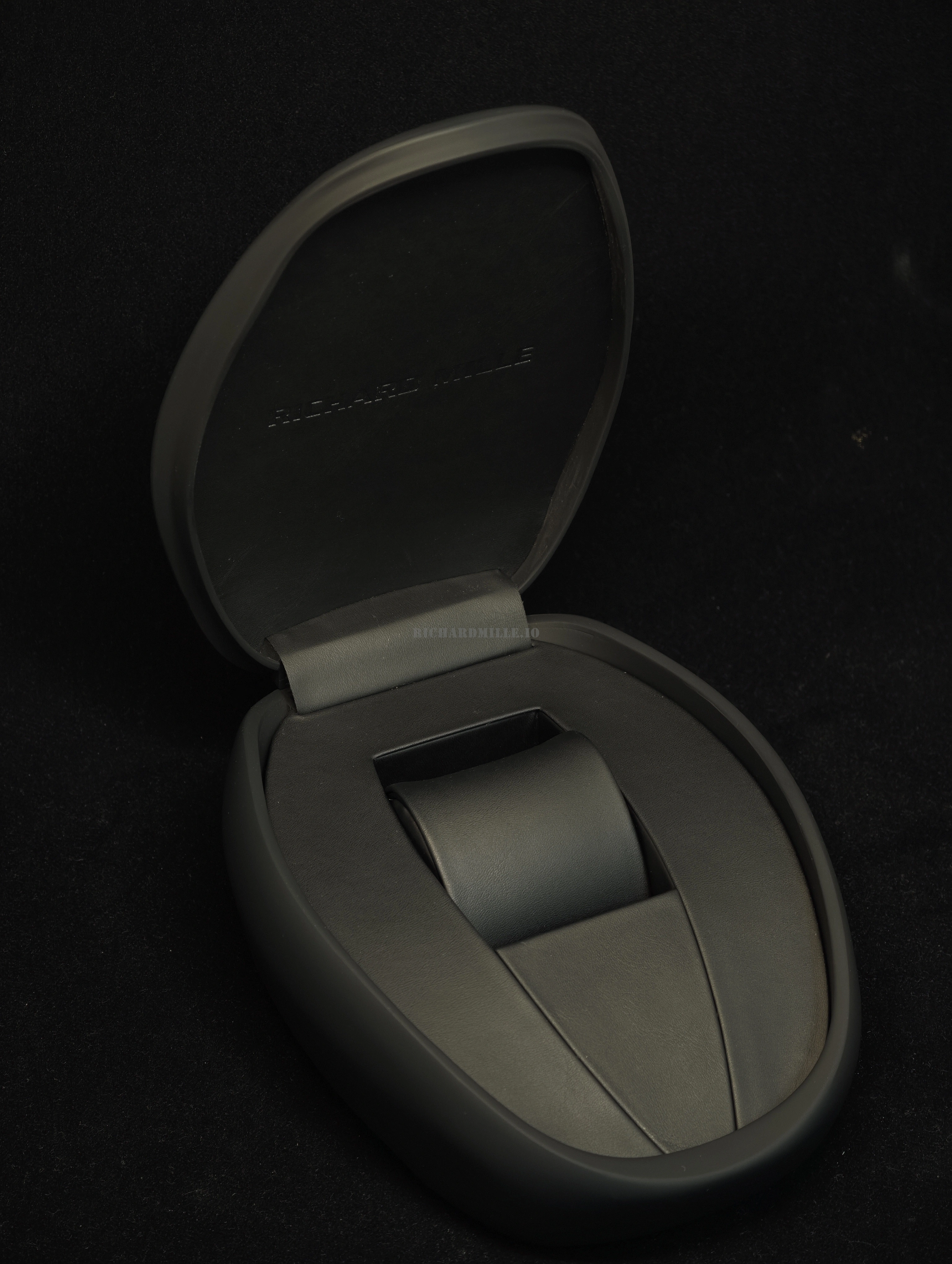Richard Mille Matte Black Luxury Watch Box Premium Presentation Case - Detail 1
