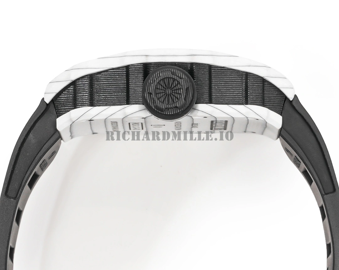 Richard Mille RM 12-01 Tourbillon Skeleton Carbon Case Super Clone Men's Watch - Right Side
