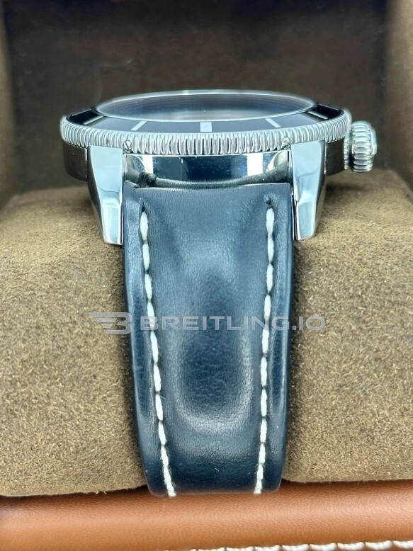 Swiss Breitling Superocean Heritage A17320 Replica 46mm Watch Black Dial & Black Ceramic Bezel Strap 1
