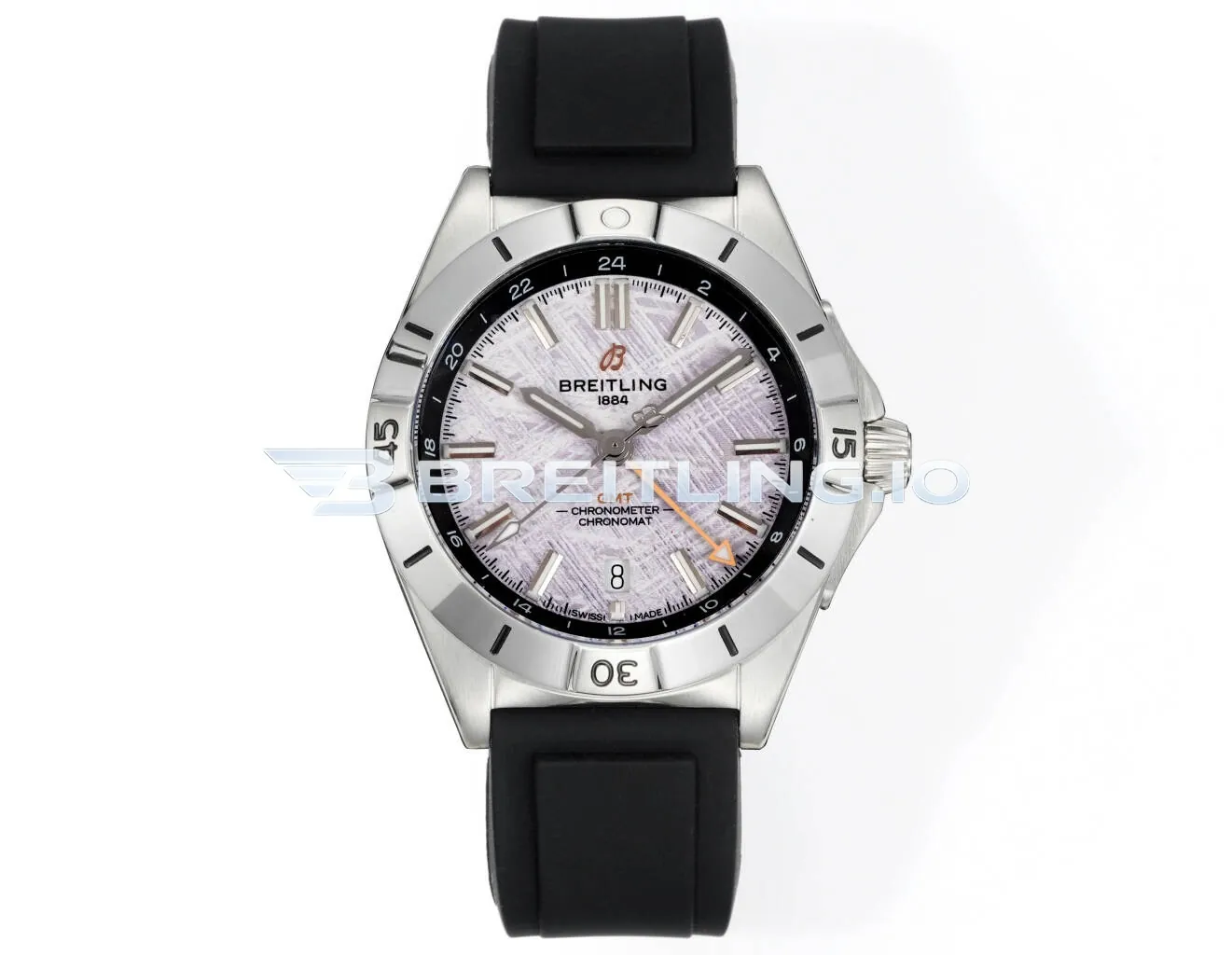 Breitling Chronomat P323982A1F1A1 Meteorite Dial Silver Bezel 40mm ETA 2836 Automatic Replica Front View