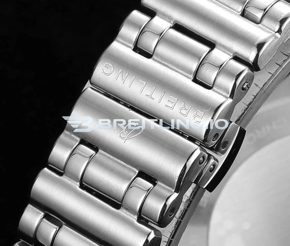 Breitling Chronomat GMT 40 P323982A1F1A1 Dual-Time Zone Meteorite Dial Silver Bezel Stainless Steel Bracelet ETA 2836 Replica Strap