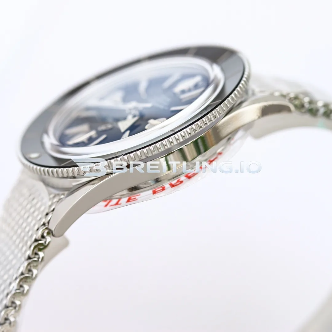 Breitling Superocean Heritage '57 A10370121B1A1 42mm Deep Navy Blue Dial Black Ceramic Bezel Replica Left View