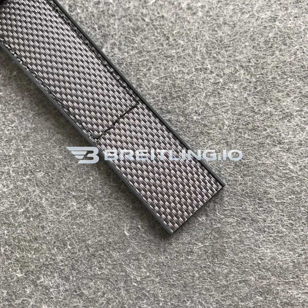 Breitling Avenger E13383101M1W1 Chronograph 45mm Black Dial Gunmetal Titanium Case Black Fabric Strap 7750 Automatic Replica Strap