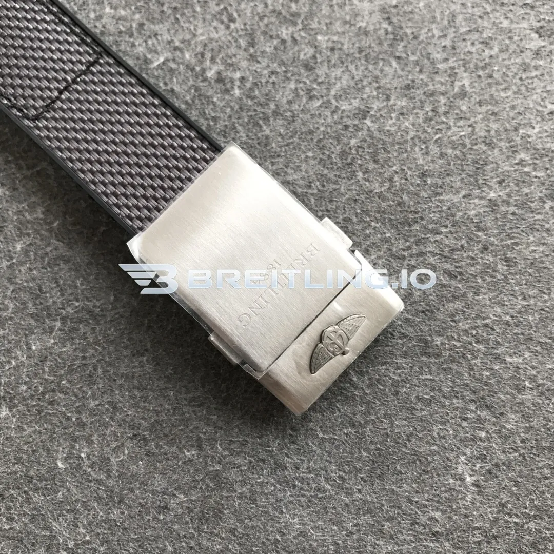 Breitling Avenger E13383101M1W1 Chronograph 45mm Black Dial Gunmetal Titanium Case Black Fabric Strap 7750 Automatic Replica Clasp