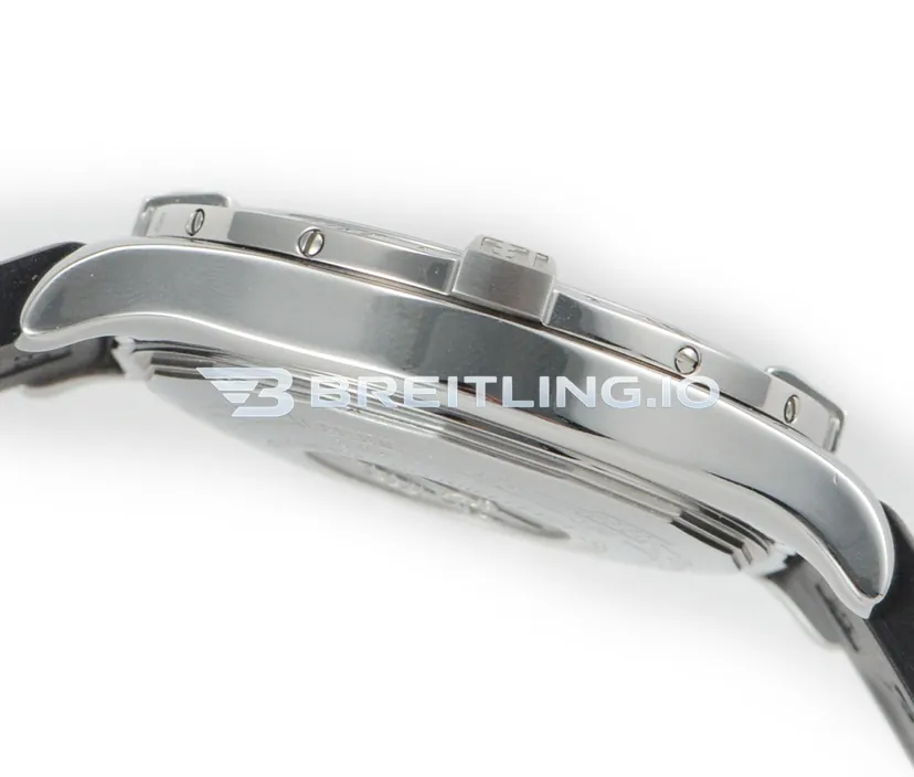 Breitling Avenger II GMT A3239011/BC34 43mm Black Dial 316L Stainless Steel Case Black Rubber Strap Super Clone Left View