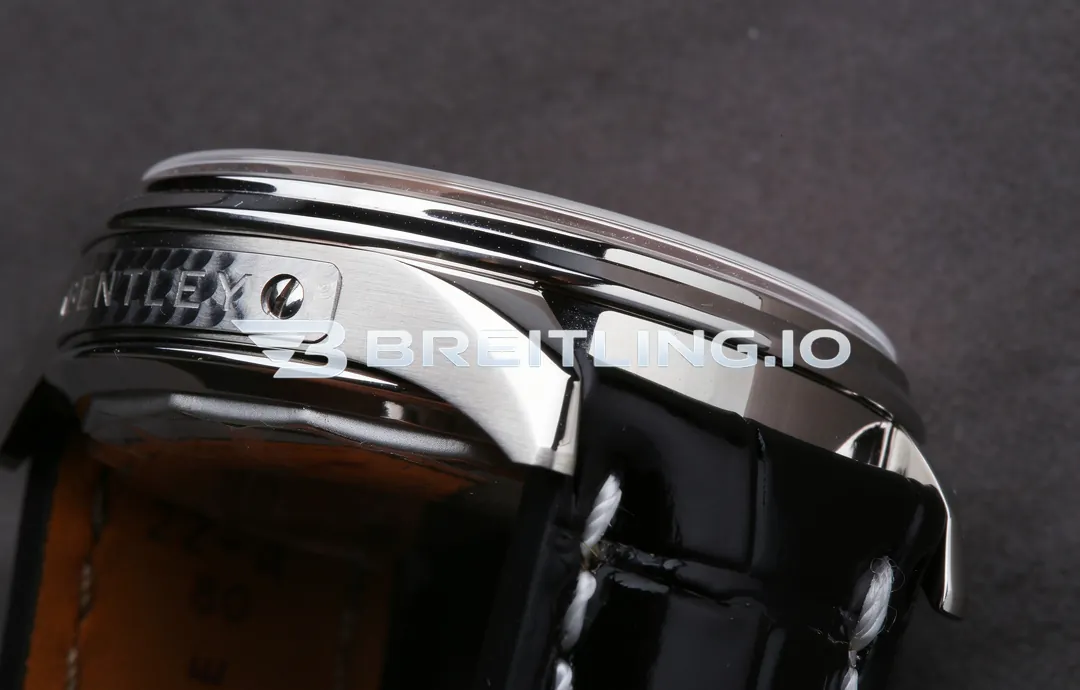 Breitling Premier B01 Bentley Mulliner LTD AB0118A71G1P1 42mm White Dial Silver Bezel Stainless Steel Case Replica Left View
