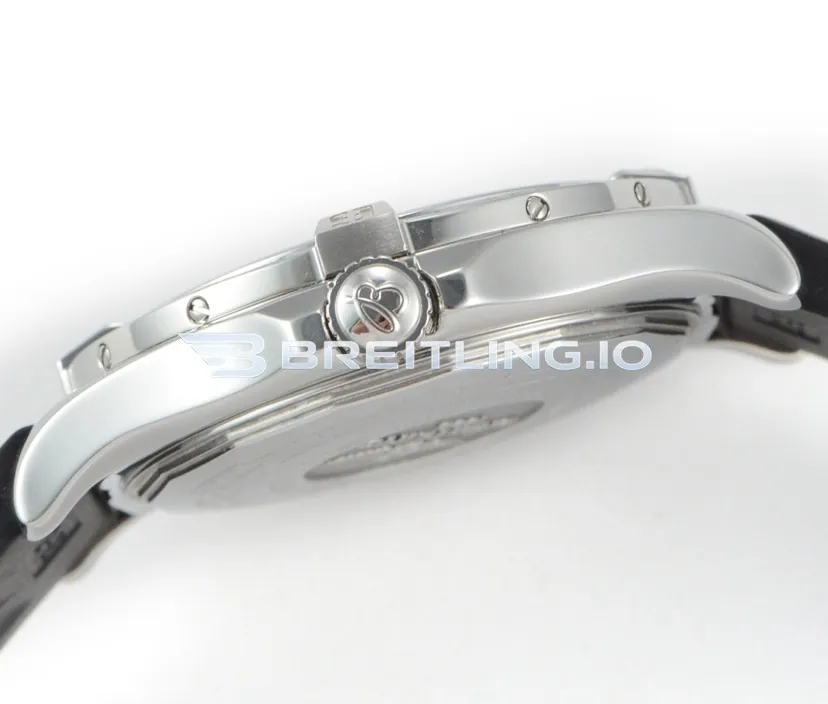 Breitling Avenger II GMT A3239011/BC34 43mm Black Dial 316L Stainless Steel Case Black Rubber Strap Super Clone Right View