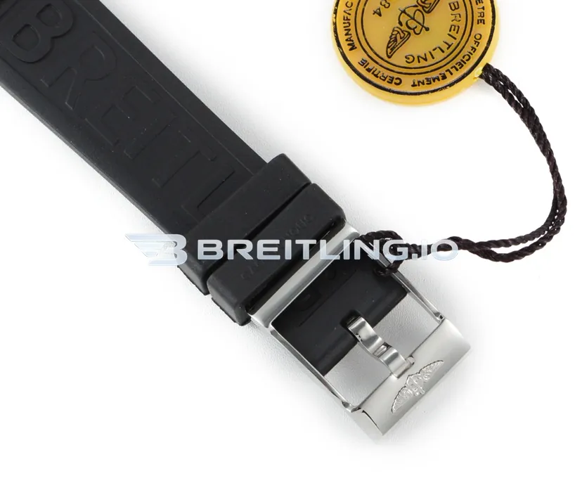 Breitling Avenger II GMT A3239011/BC34 43mm Black Dial 316L Stainless Steel Case Black Rubber Strap Super Clone Clasp