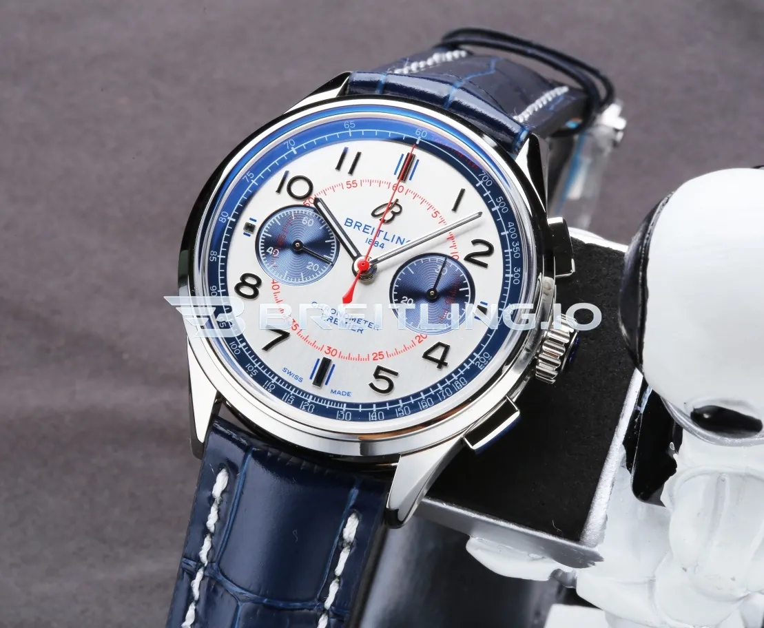 Breitling Premier B01 Bentley Mulliner LTD AB0118A71G1P1 42mm White Dial Silver Bezel Stainless Steel Case Replica Side View 2