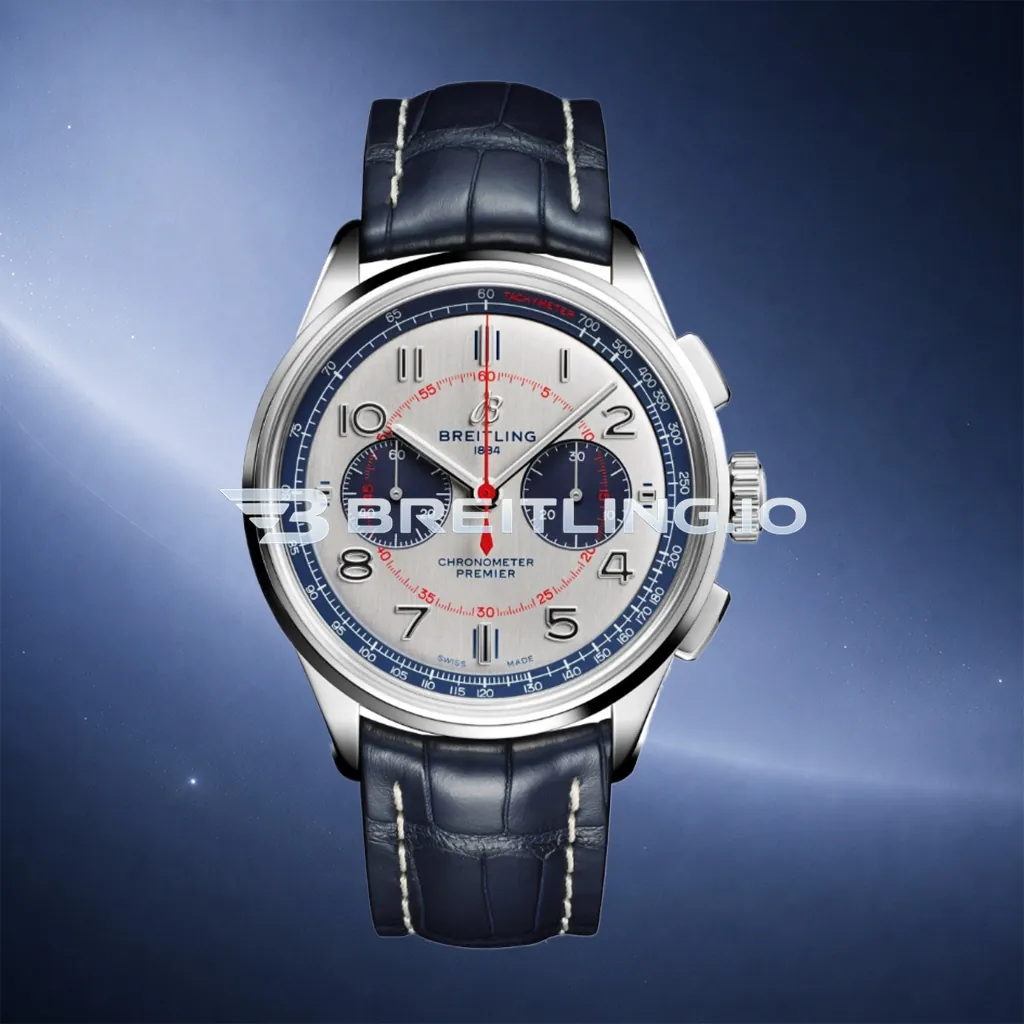 Breitling Premier B01 Bentley Mulliner LTD AB0118A71G1P1 42mm White Dial Silver Bezel Stainless Steel Case Replica First Image