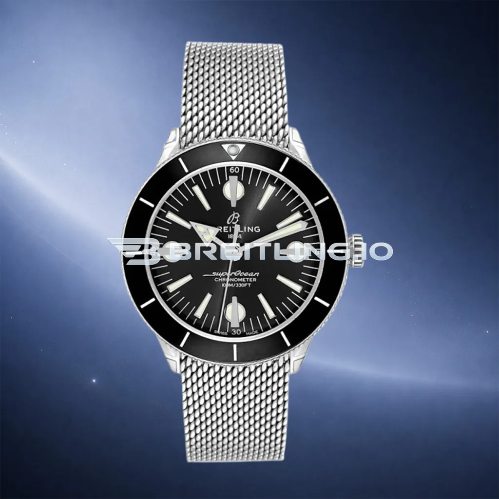 Breitling Superocean Heritage '57 A10370121B1A1 42mm Deep Navy Blue Dial Black Ceramic Bezel Replica First Image