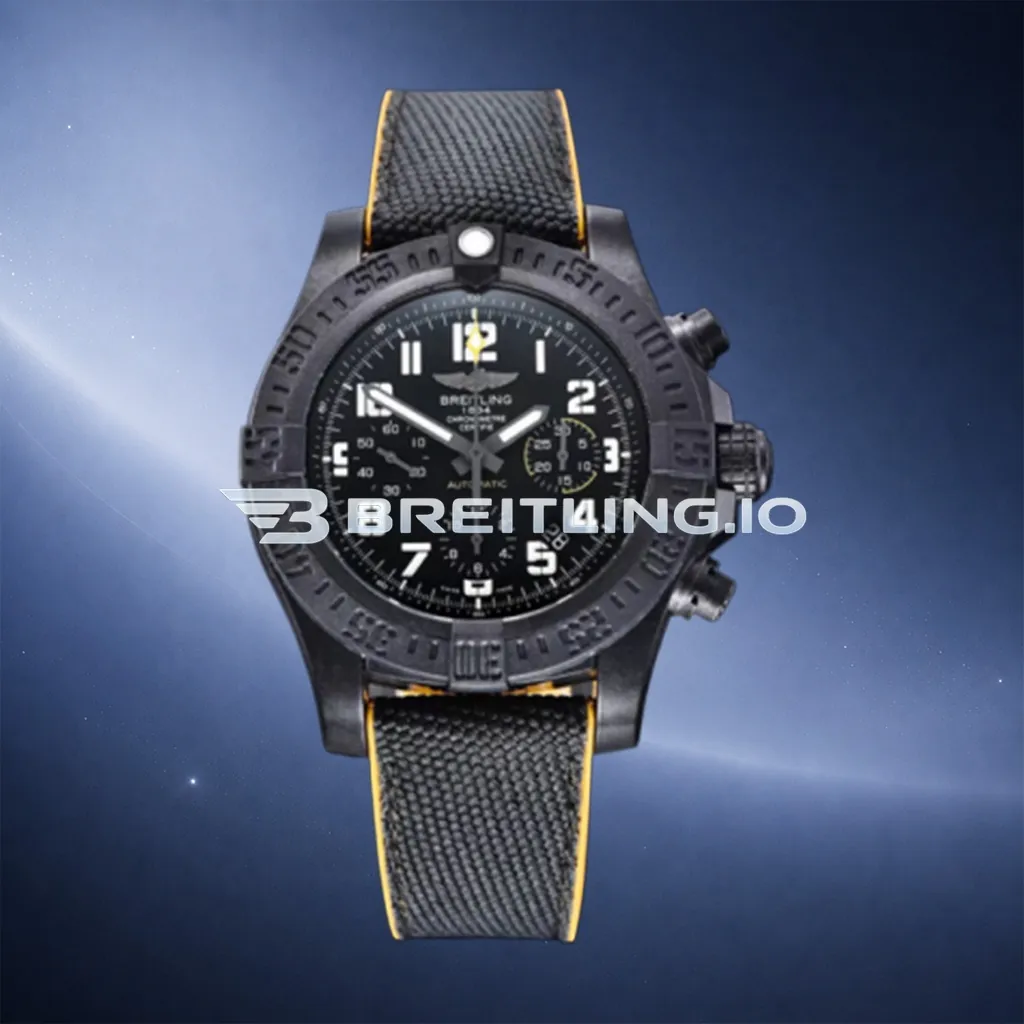 Breitling Avenger XB0180E4/BF31-284S Chronograph 45mm Black Dial Breitlight Case Black Fabric Strap Automatic Super Clone First Image