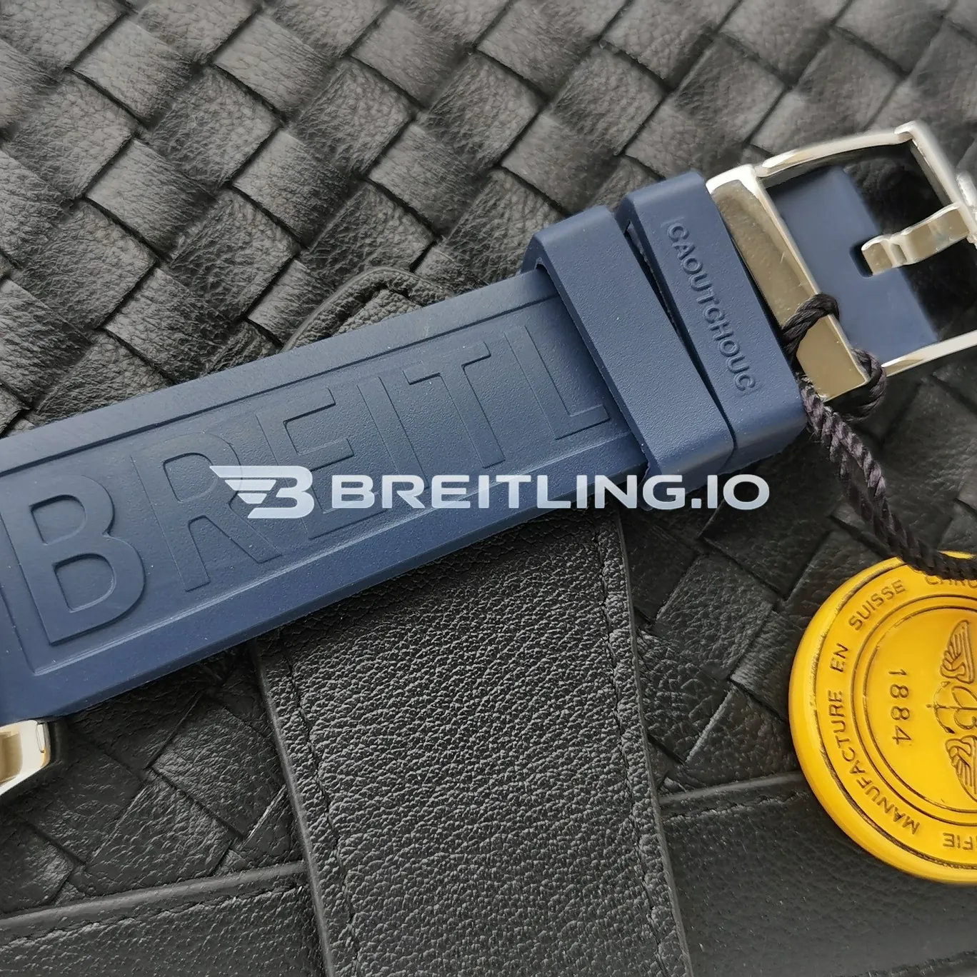 Breitling Avenger II GMT A3239011C872158S 43mm Blue Dial 316L Stainless Steel Case Blue Rubber Strap Asia 2836 Automatic Replica Strap