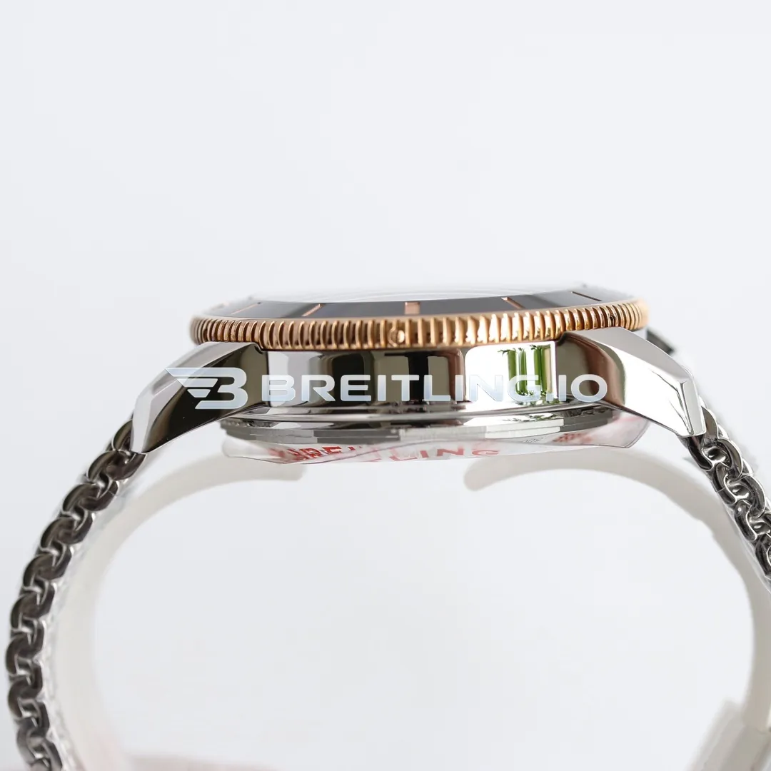 Breitling Superocean Heritage UB2010121B1A1 42mm Black Dial 18K Rose Gold Bezel Super Clone Right View