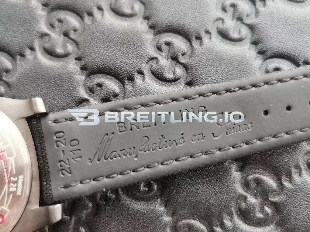 Breitling Avenger II Seawolf M17330B2.BC05 45mm Black Dial Black PVD Coated Stainless Steel Case Black Fabric Strap Super Clone Strap 2