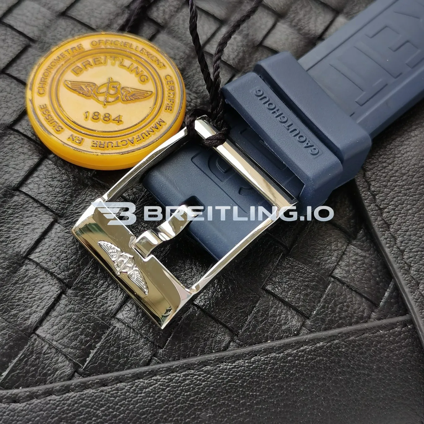 Breitling Avenger II GMT A3239011C872158S 43mm Blue Dial 316L Stainless Steel Case Blue Rubber Strap Asia 2836 Automatic Replica Clasp