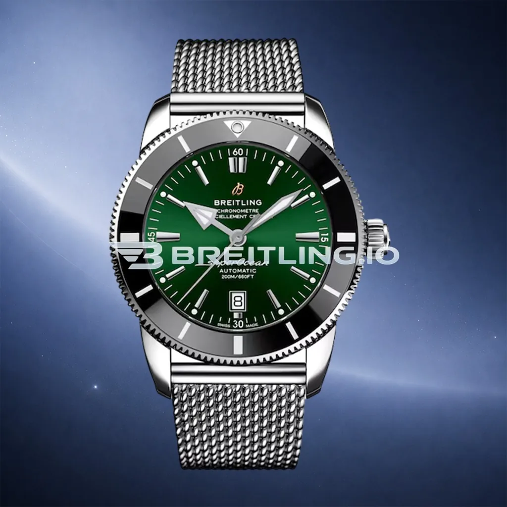 Breitling Superocean Heritage AB2010121L1A1 42mm Green Dial & Black Ceramic Bezel 1:1 Clone First Image
