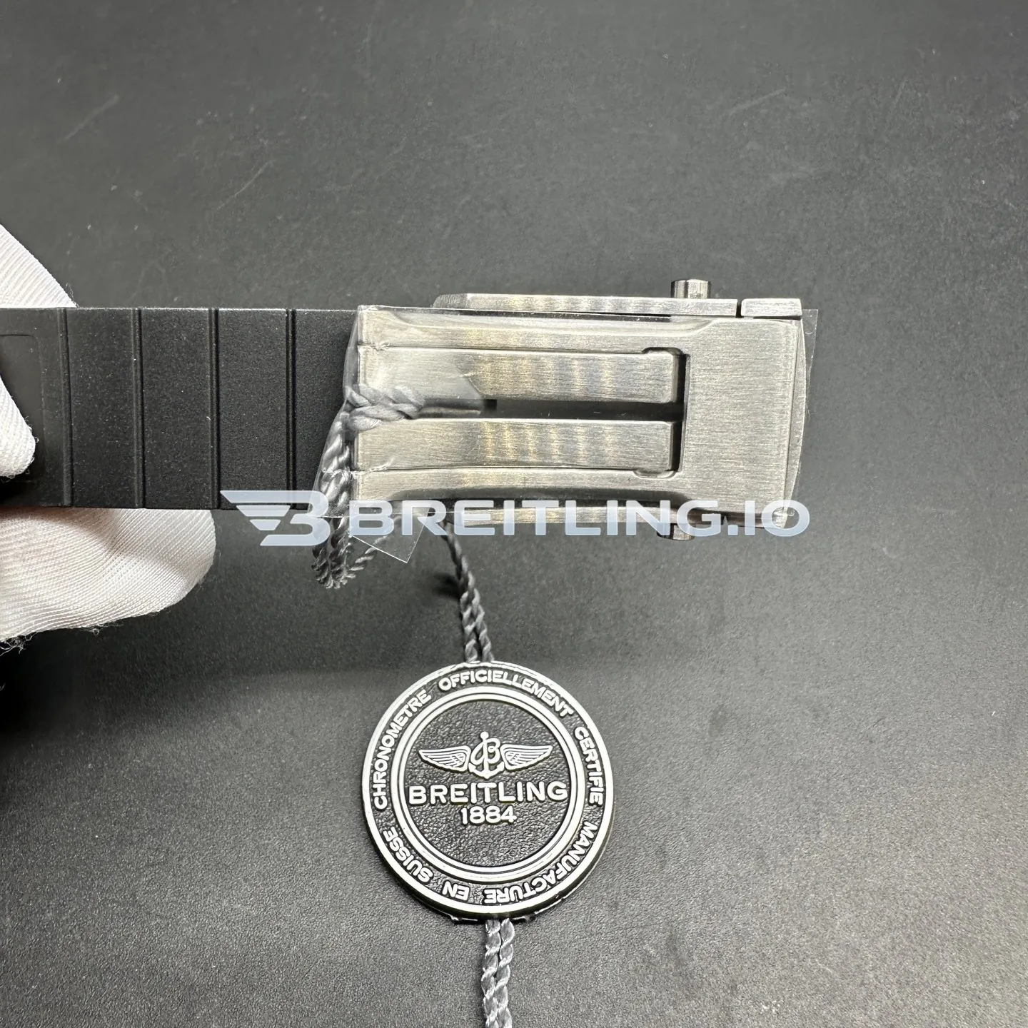 Breitling Superocean A17378211B1S1 44mm Black Dial With White Inner Ring High Gloss Polished Ceramic Bezel Super Clone Clasp