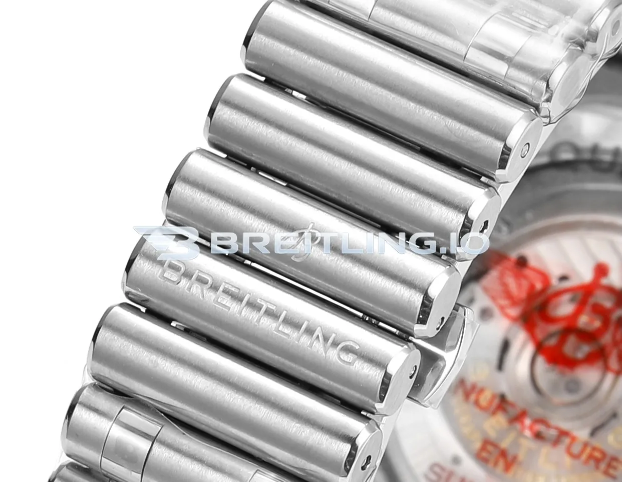 Breitling Chronomat PB0134101C1S1 43mm Ice Blue Dial Stainless Steel Case Chronograph Replica Strap