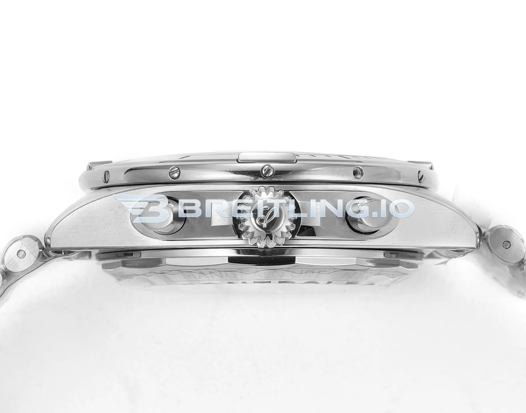 Breitling Chronomat PB0134101C1S1 43mm Ice Blue Dial Stainless Steel Case Chronograph Replica Right View