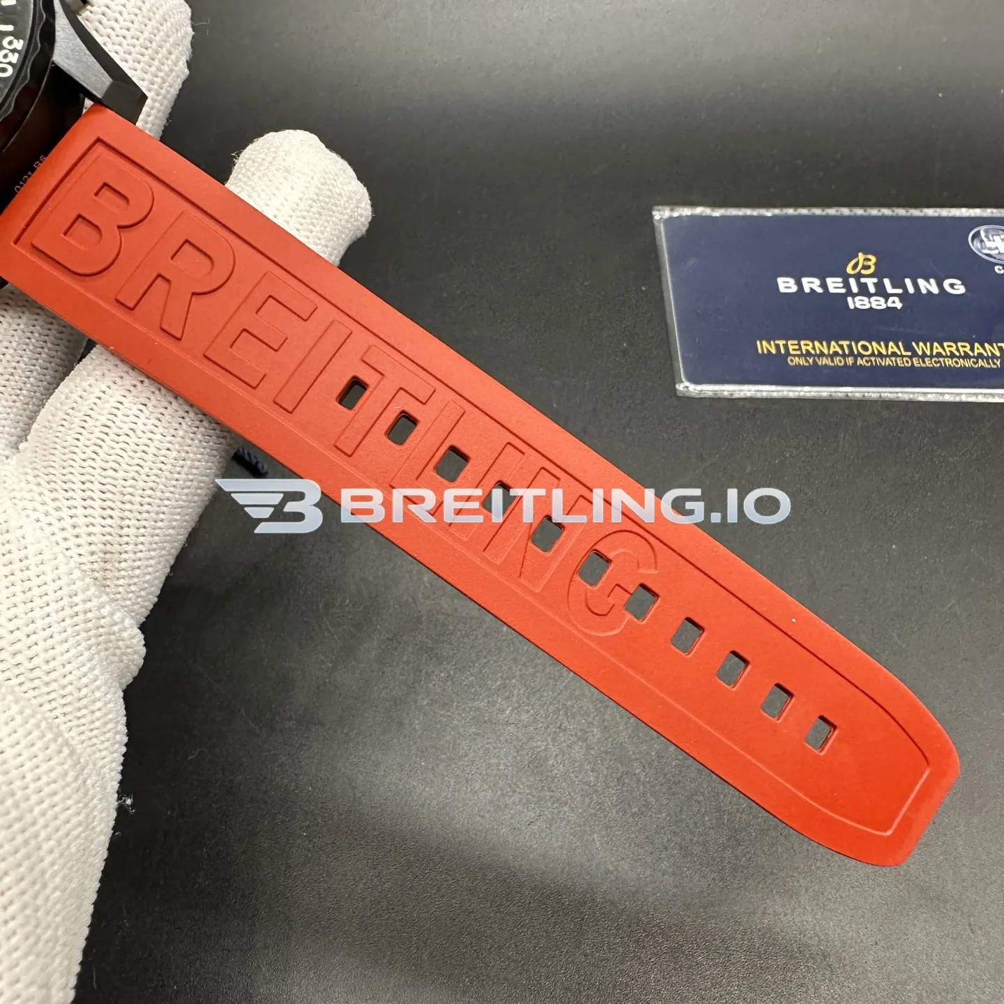 Breitling Professional Endurance X823109A1K1S1 44mm Gradient Red Dial Matte Black Breitlight Case Red Rubber Strap Replica Strap 2