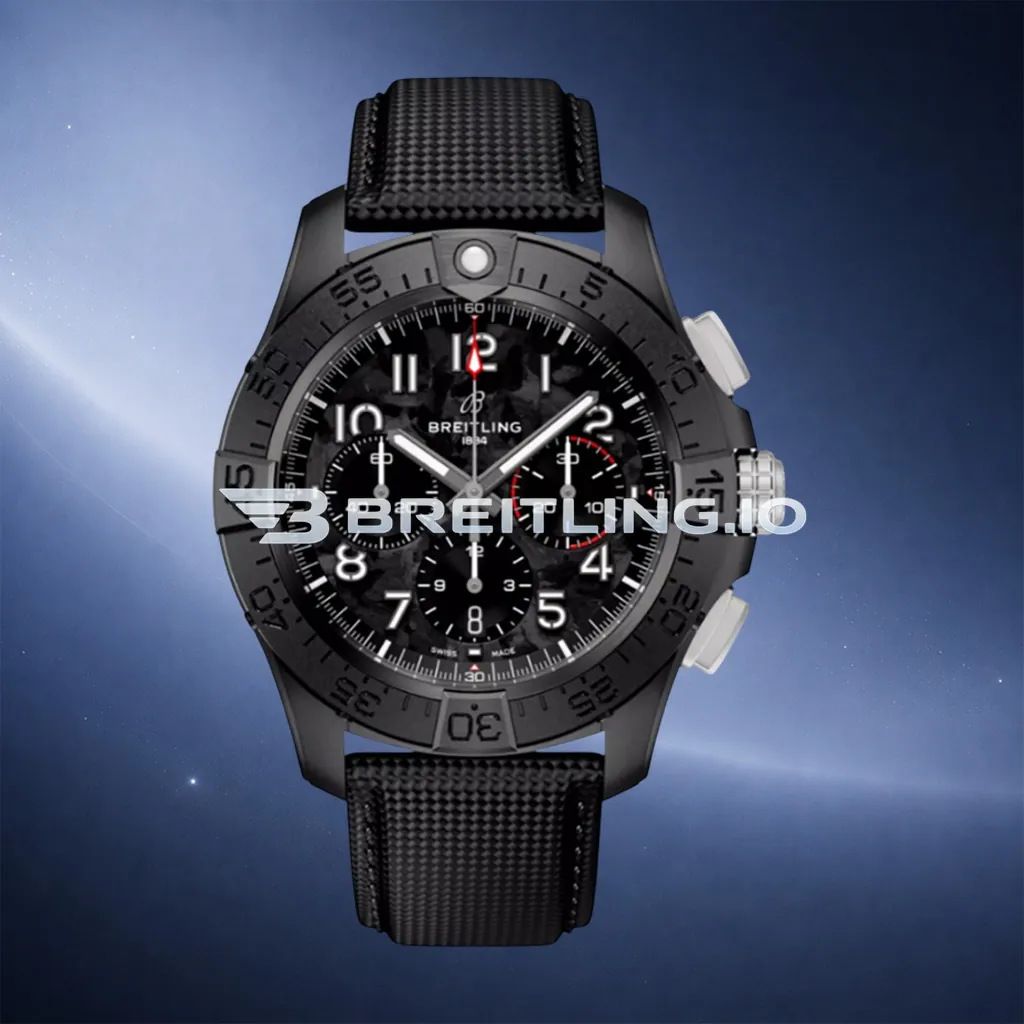 Breitling Avenger Night Mission SB0147101B1X1 Chronograph 44mm Black Camo Dial Full Black Ceramic Case Super Clone First Image