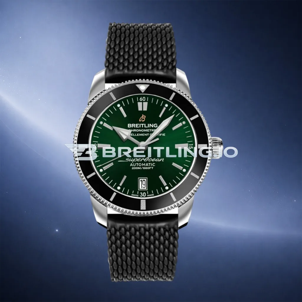 Breitling Superocean Heritage AB2010121L1S1 42mm Gradient Green Sunburst Dial Gloss Black Ceramic Bezel Super Clone First Image