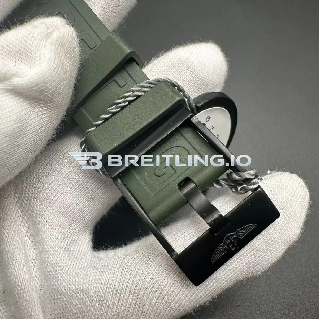 Breitling Professional Endurance Pro X82310D31B1S1 44mm Black Dial Military Green Inner Track Black Breitlight Case Super Clone Strap And Clasp