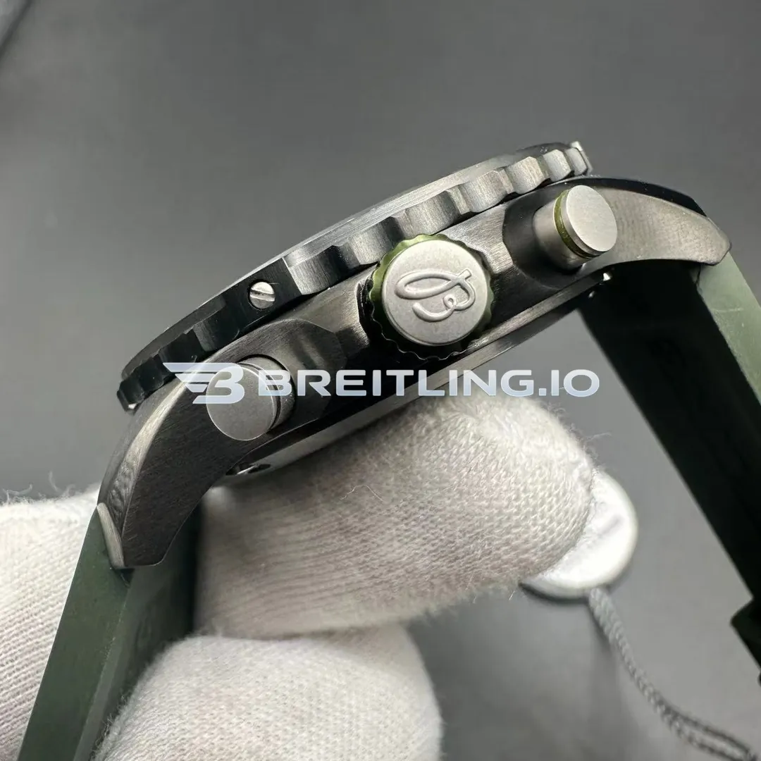 Breitling Professional Endurance Pro X82310D31B1S1 44mm Black Dial Military Green Inner Track Black Breitlight Case Super Clone Right View