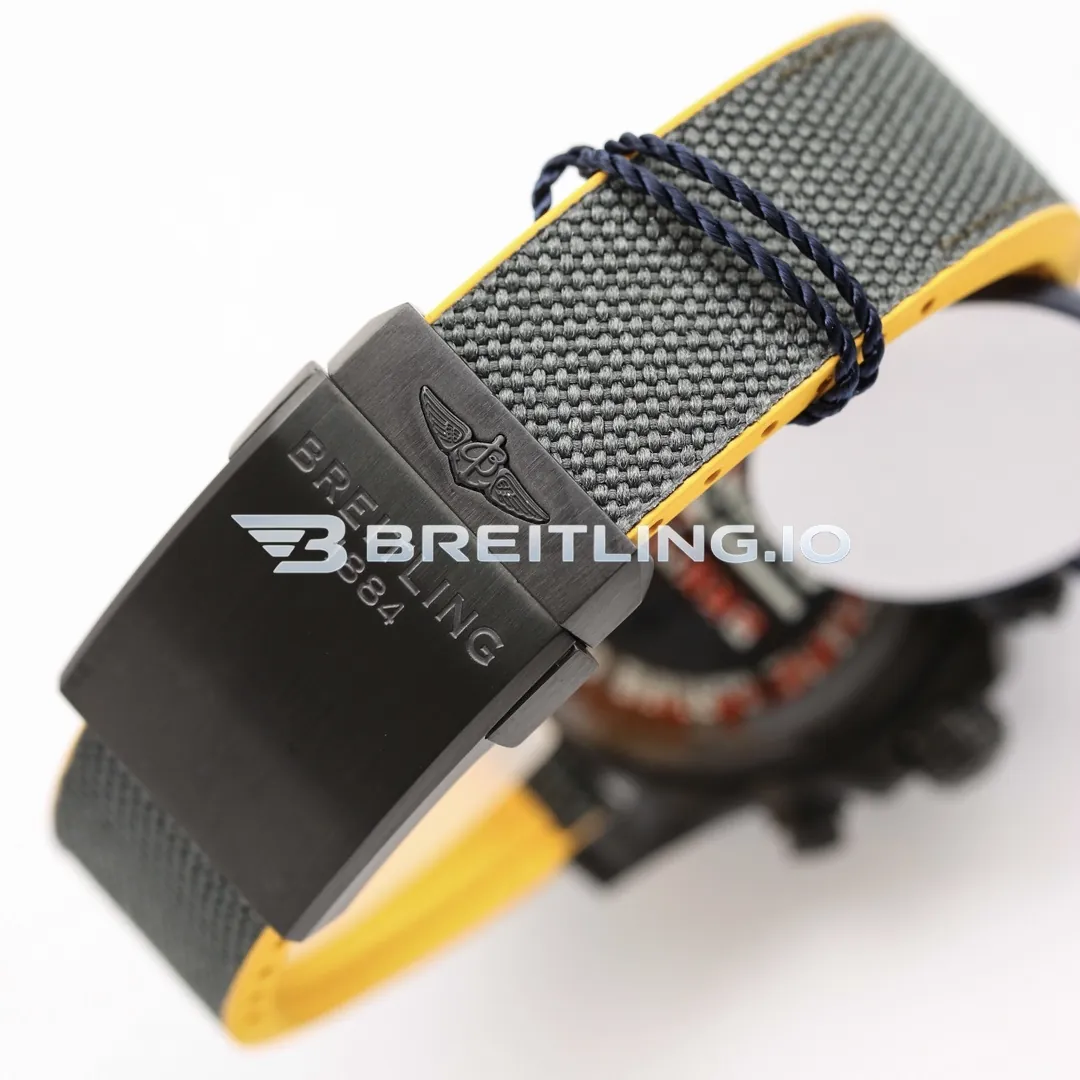 Breitling Avenger Hurricane 45 Chronograph XB0170E4BF29257S Matte Black Dial Breitlight Black Case Replica Strap And Clasp