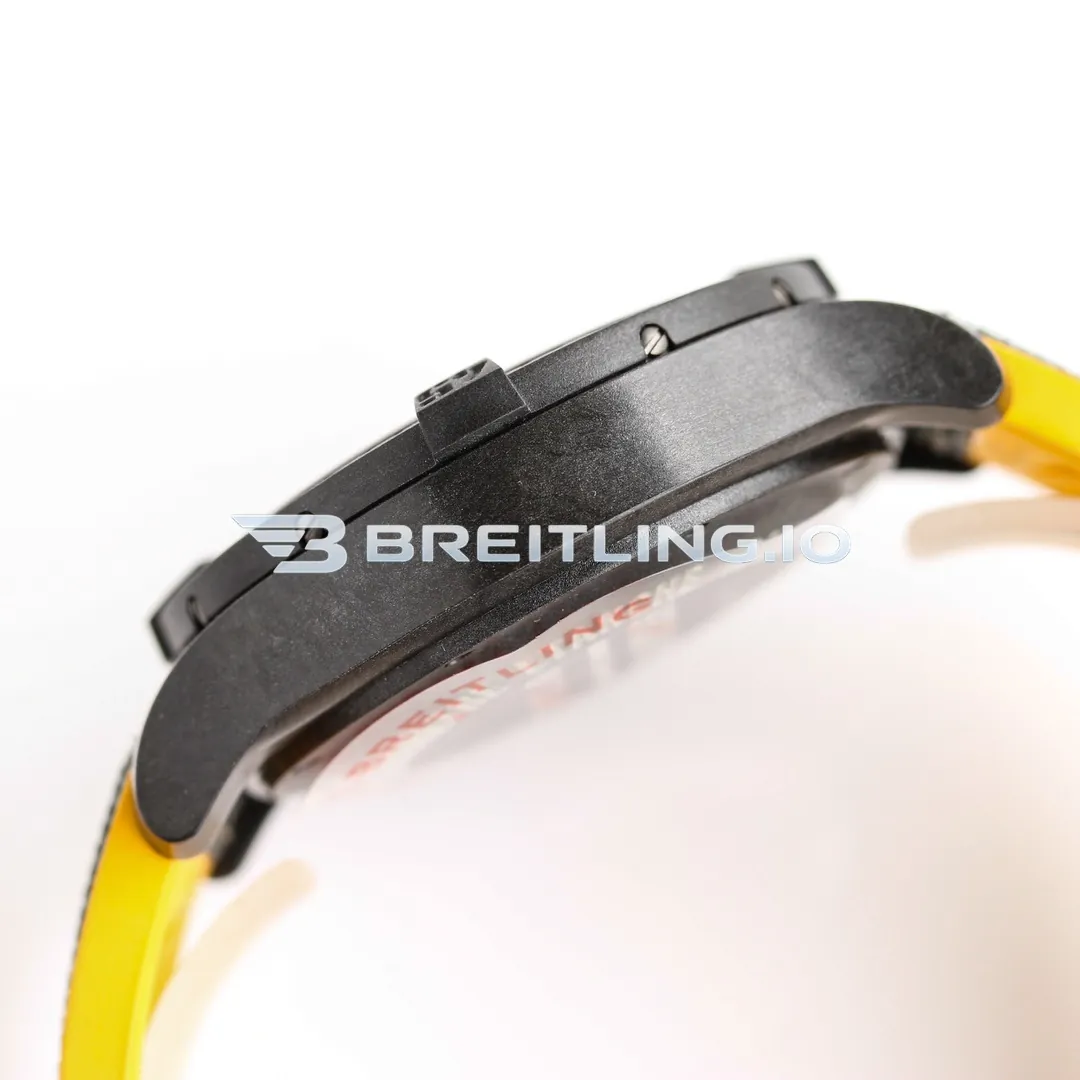 Breitling Avenger Hurricane 45 Chronograph XB0170E4BF29257S Matte Black Dial Breitlight Black Case Replica Left View