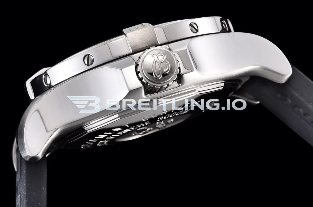 Breitling Avenger II Seawolf 45 A1733110I519153S Bright Yellow Dial Brushed Stainless Steel Bezel Black Replica Right View