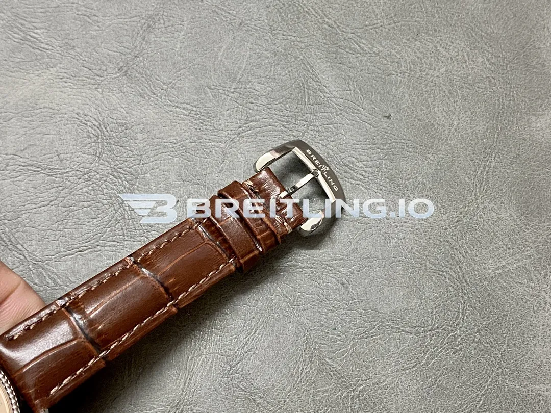 Breitling Navitimer A17395201K1P1 35mm Copper Sunburst Dial Stainless Steel Beaded Flight Slide Rule Bezel Replica Strap And Clasp