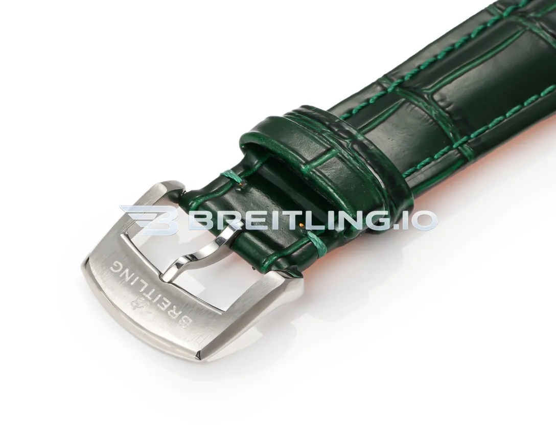 Breitling Navitimer A17327361L1P1 35mm Mint Green Sunburst Dial Stainless Steel Beaded Flight Slide Rule Bezel Replica Strap And Clasp
