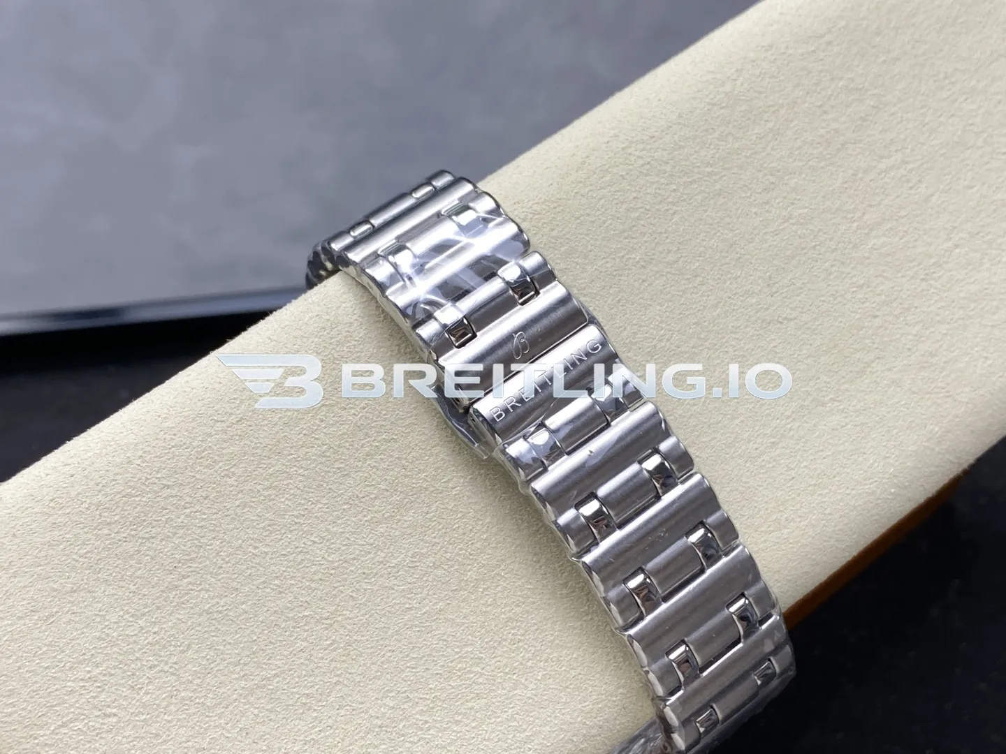 Breitling Chronomat A10380591L1A1 36mm Mint Green Sunburst Dial Full Diamond Brushed Polished Stainless Steel Bezel Replica Strap And Clasp