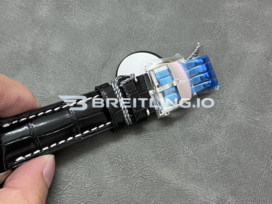 Breitling Premier AB0118221B1P1 42mm Grey Smoke Sunburst Dual Subdial Chronograph Brushed Polished Stainless Steel Case Replica Strap And Clasp