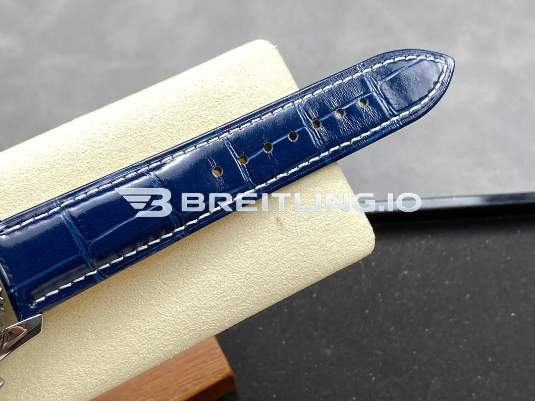 Breitling Navitimer B01 Chronograph AB0139A71G1P1 41mm Silver White Sunburst Subdial Aviation Slide Rule Bezel Replica Strap