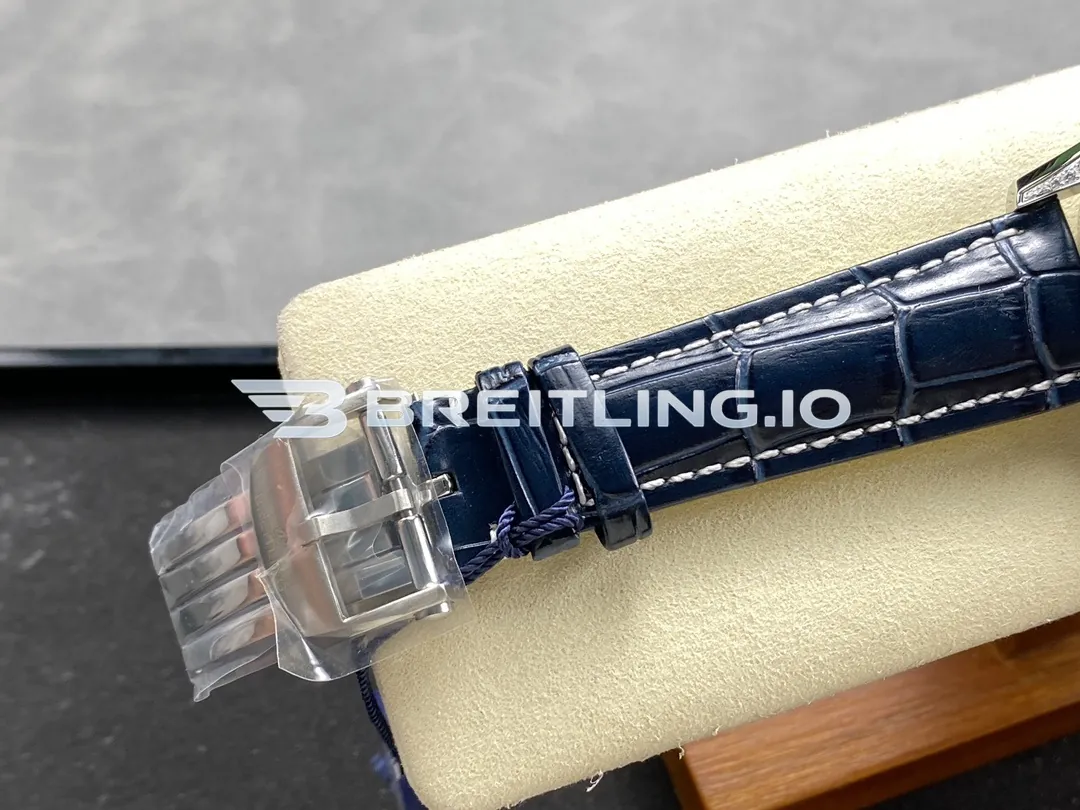 Breitling Navitimer B01 Chronograph AB0139631C1P1 41mm Deep Full Diamond Paved Fluted Slide Rule Bezel Replica Strap And Clasp