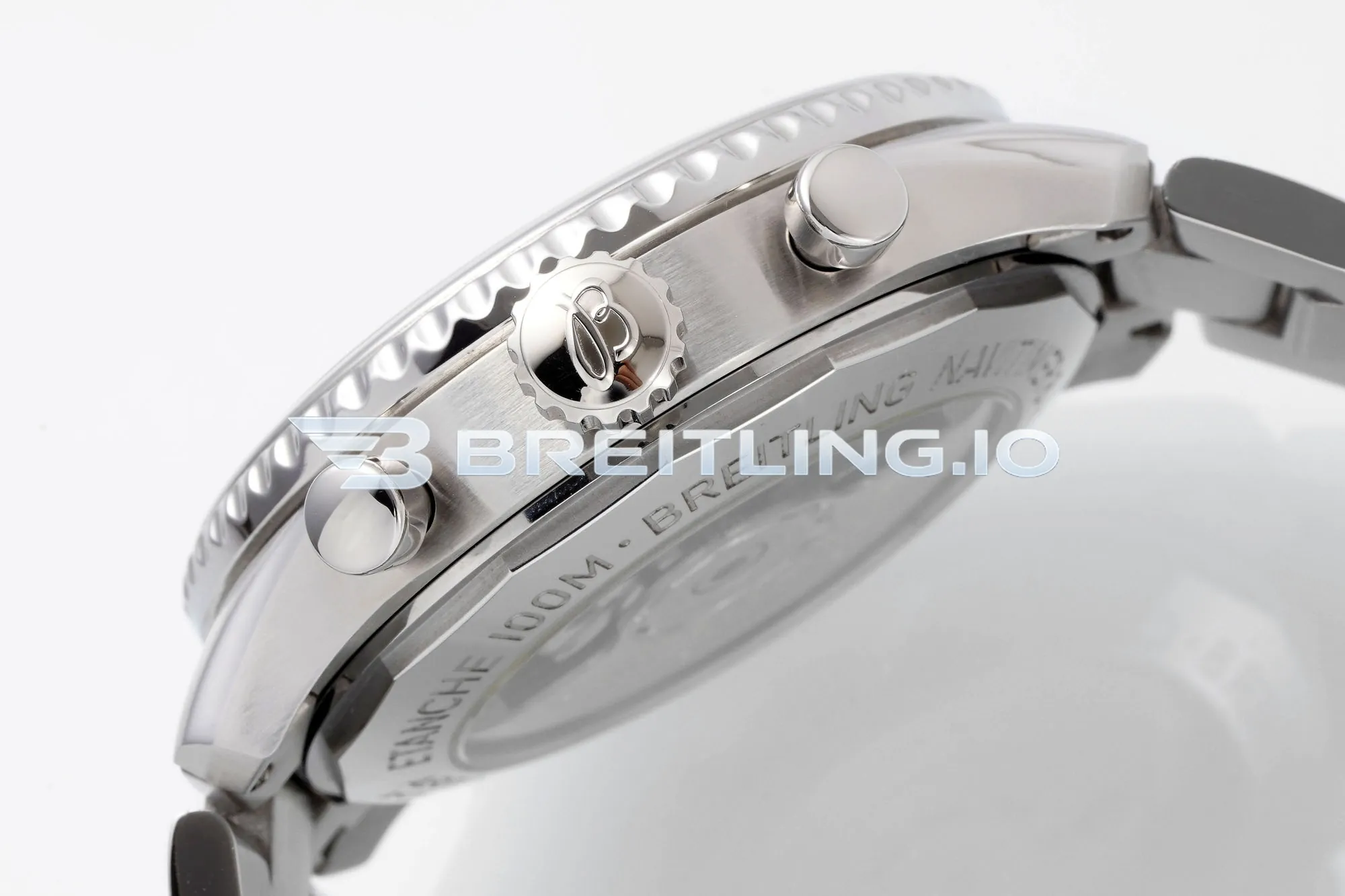Breitling Navitimer 8 B01 Chronograph 43 AB0117131C1A1 Blue Arabic Numeral Dial Stainless Steel Bracelet Replica Right View