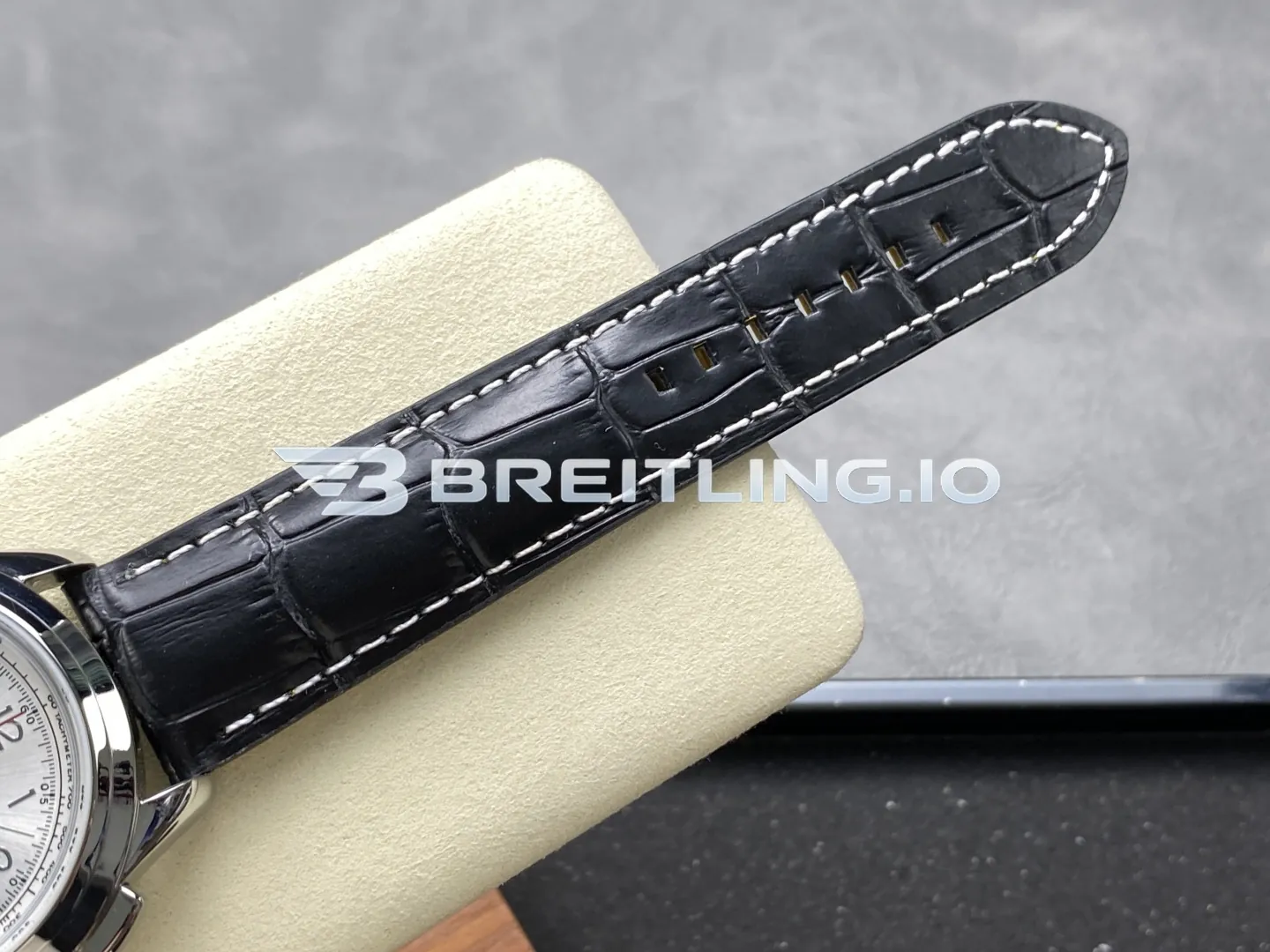 Breitling Premier Chronograph 40 AB0930371G1P1 Silver Sunburst Numeral Dial Stainless Steel Bezel Replica Strap